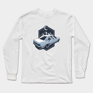 Blue 190E Night Scene Long Sleeve T-Shirt